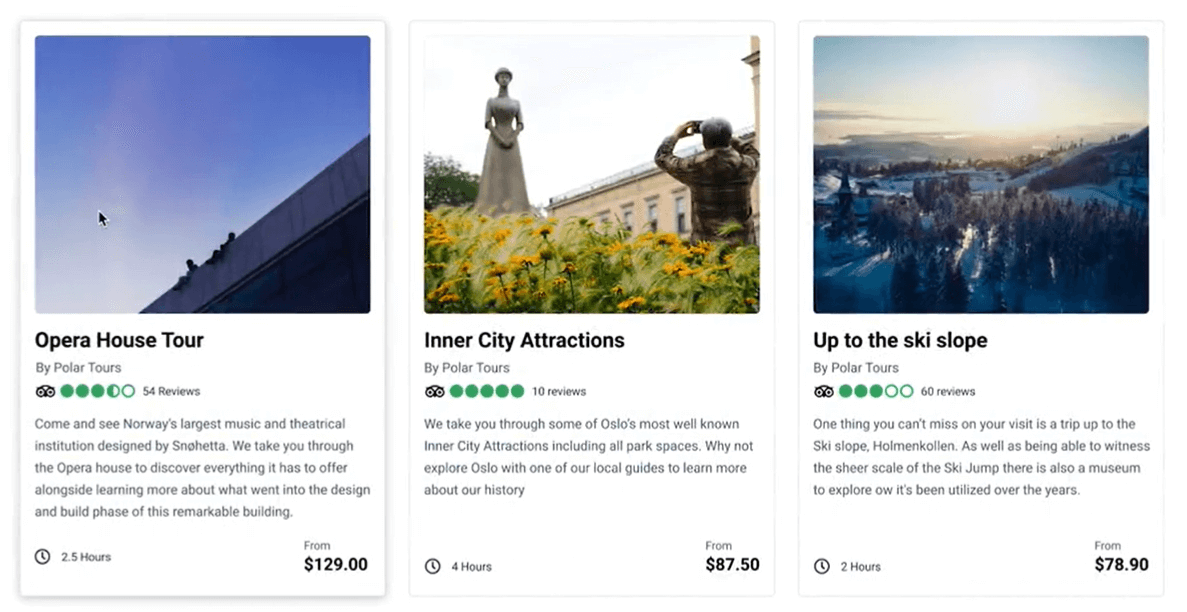 Opera House Tour, Inner City Attractions, Up to the ski slope