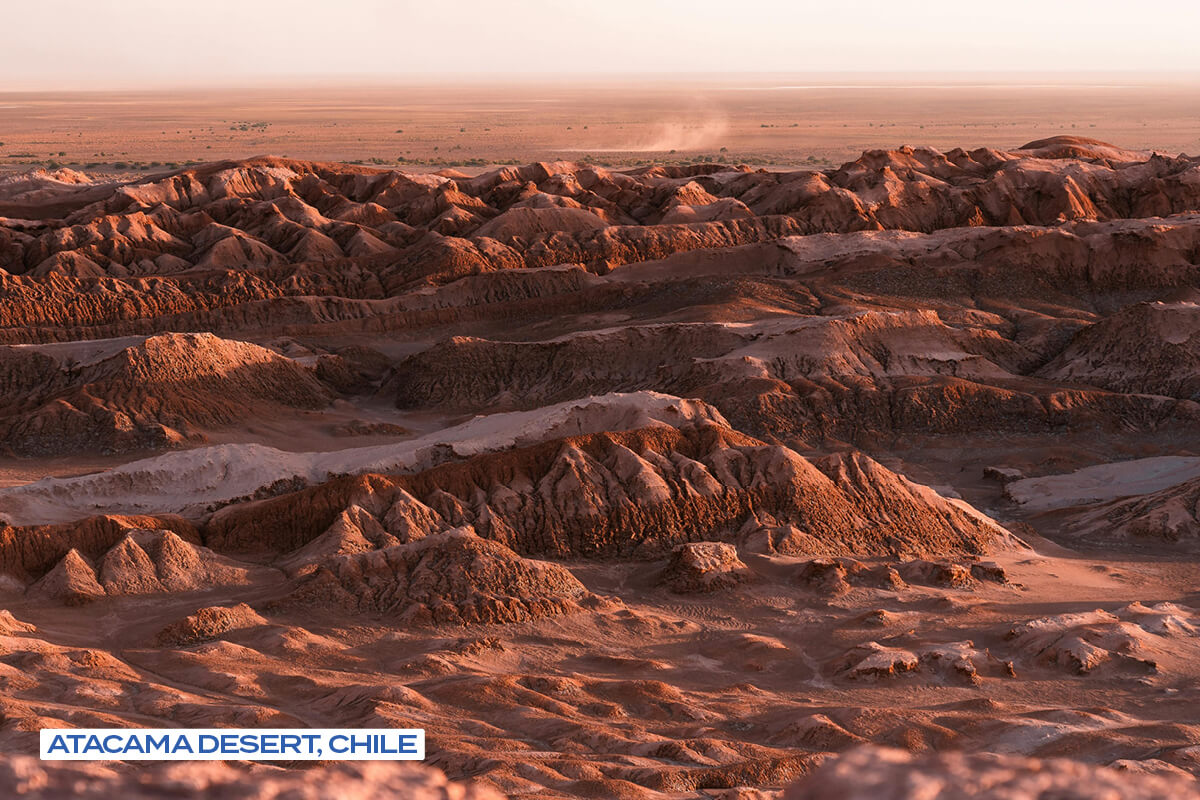 Image of earth that looks like Mars