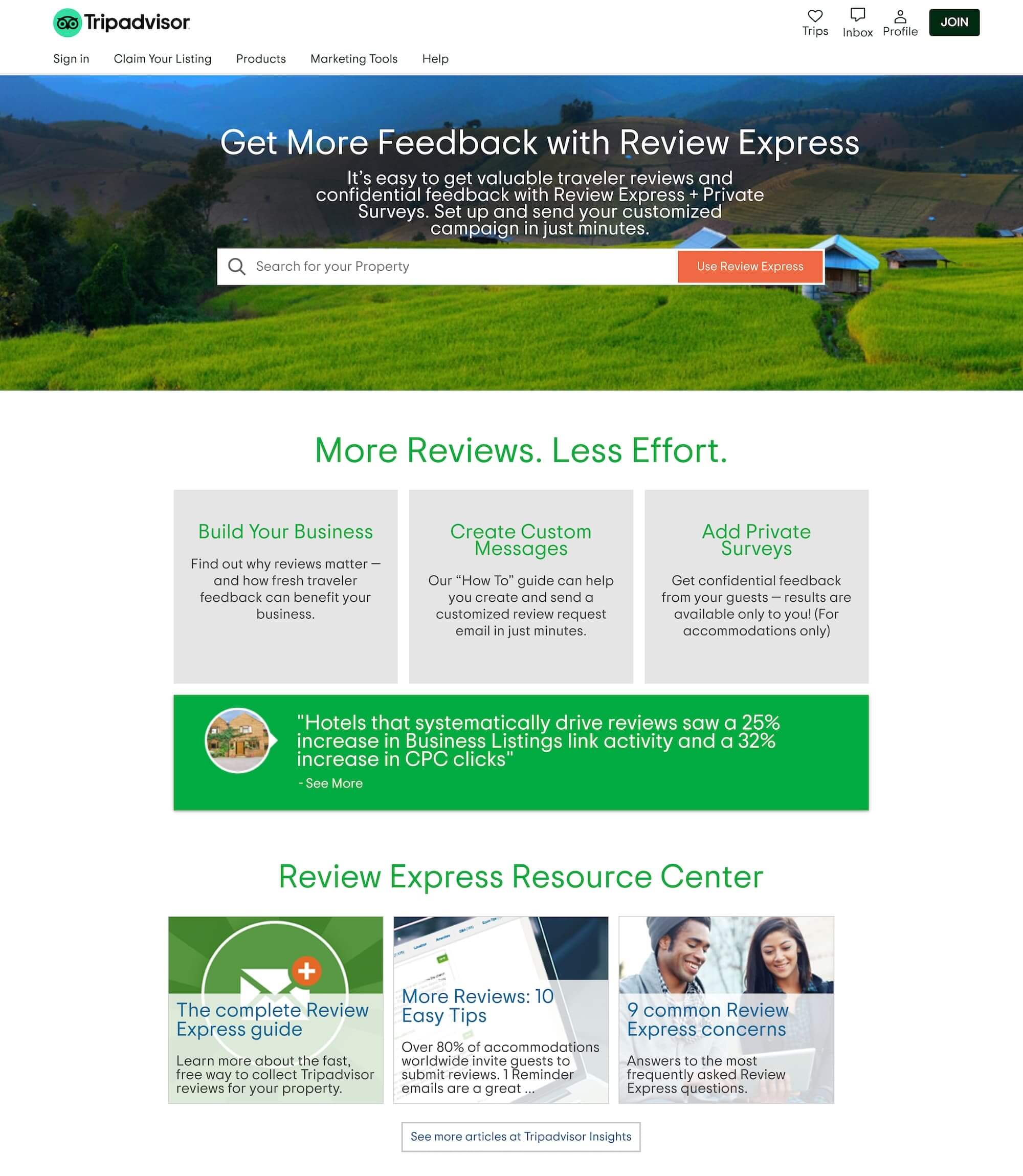 Tripadvisor: Review Express Automation Tool