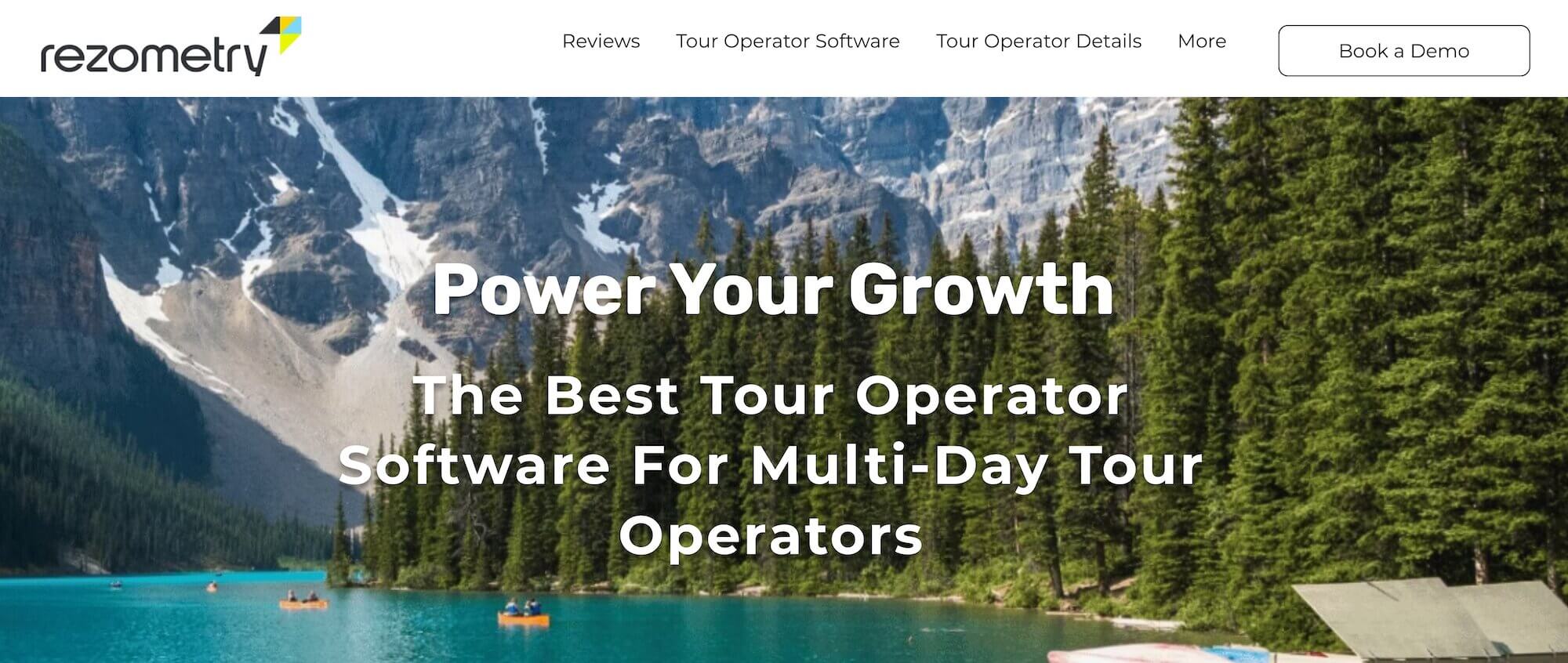 Rezometry homepage: Power Your Growth