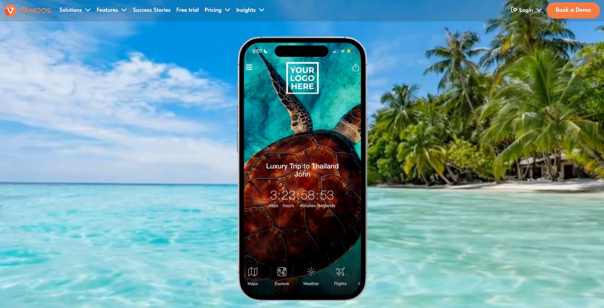 Vamoos homepage