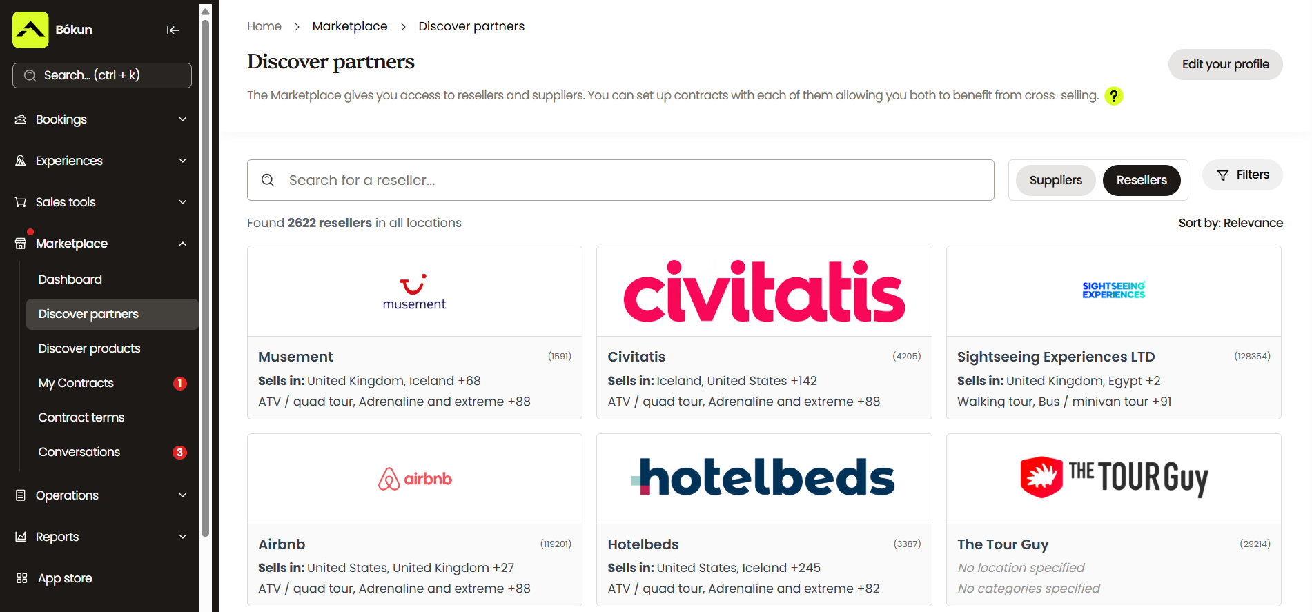Discover Partners Marketplace
